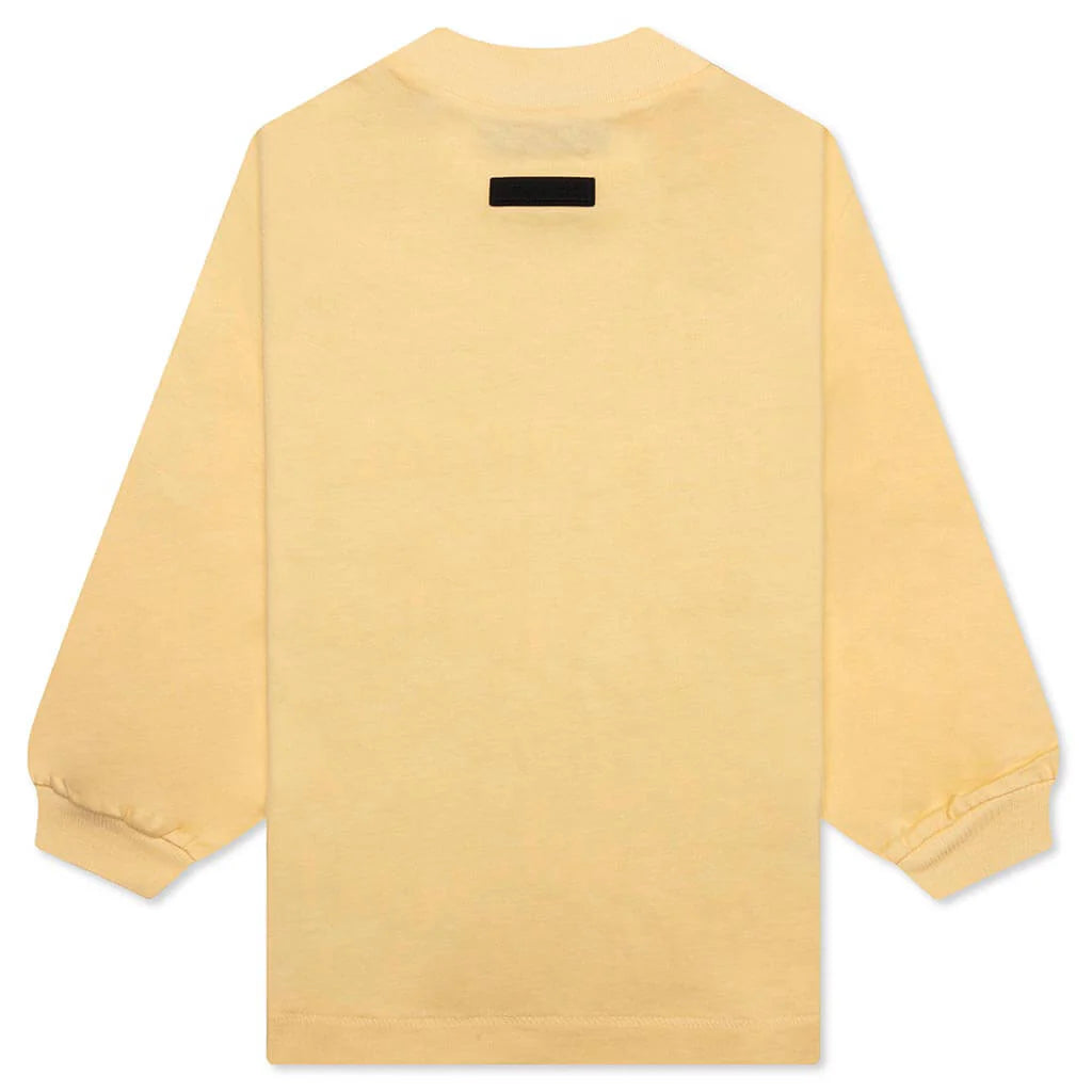 Kids L S Shirt Garden Yellow