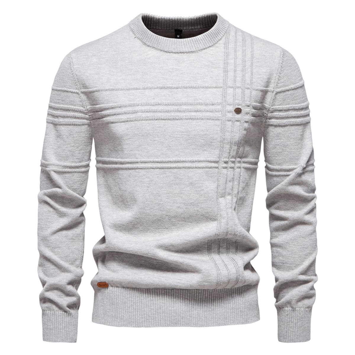 Mens Crew Neck Knit Sweater