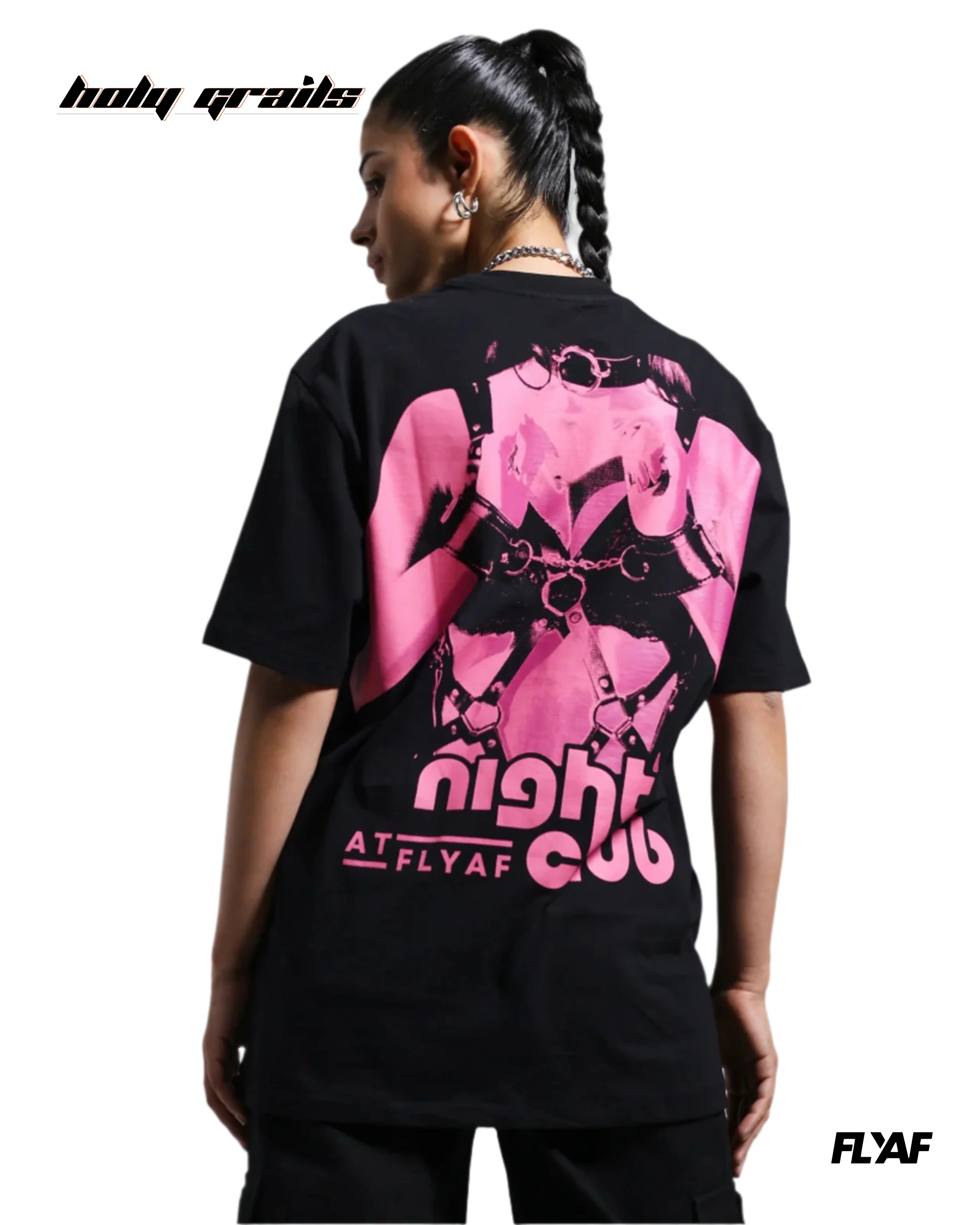 Night Club Oversize Tee HG x FLYAF