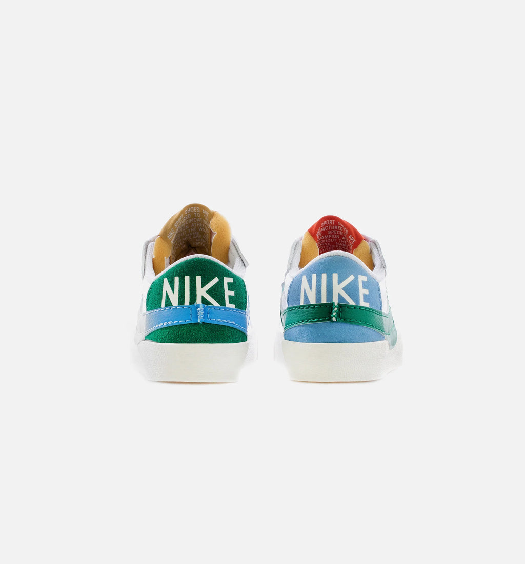 Blazer Low Jumbo Mismatch Womens Lifestyle Shoe White Green Blue