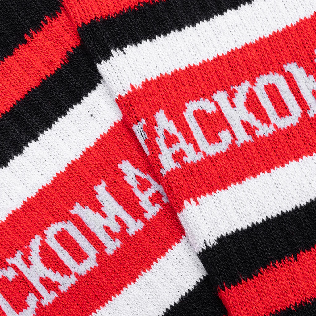 Skater Socks Type 1 Black Red
