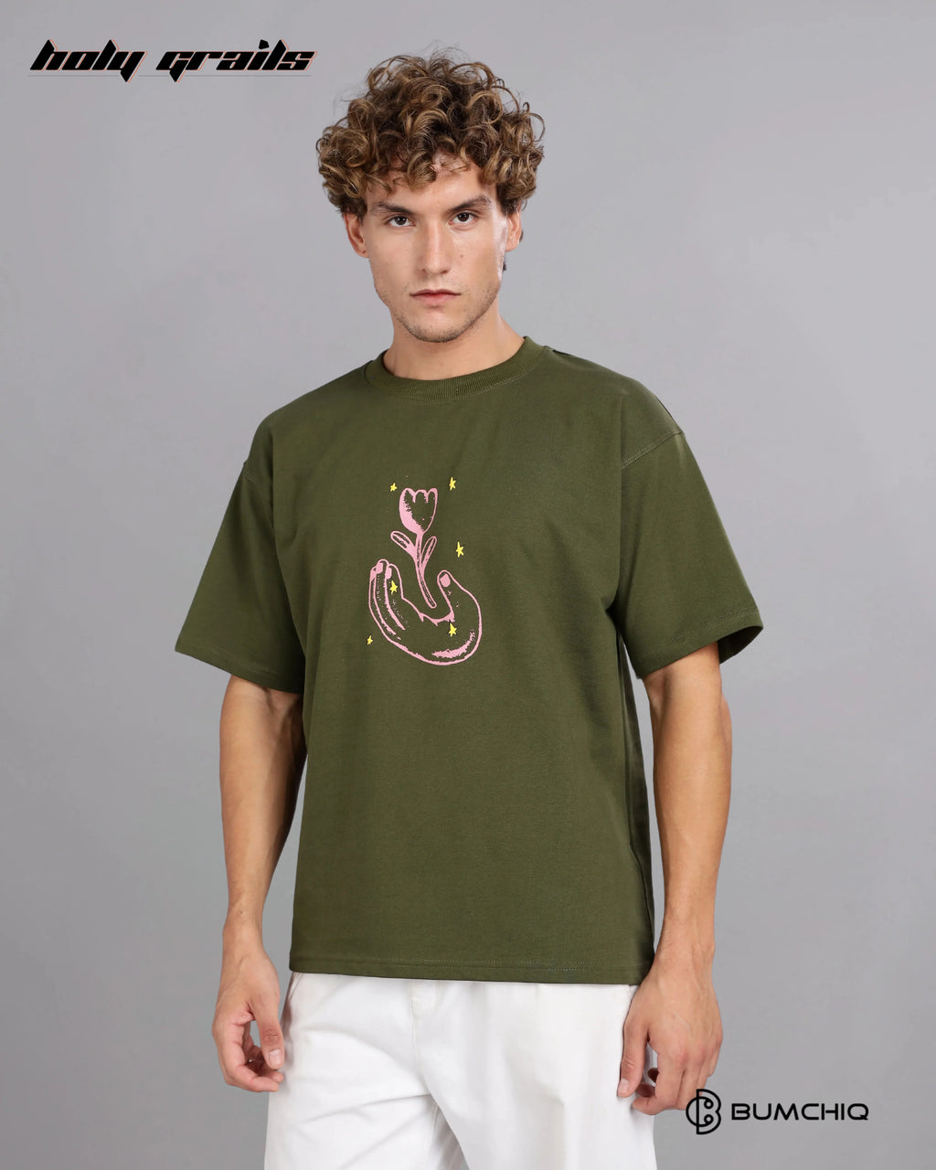 Luv Known Green Oversize Tee HG x Bumchiq