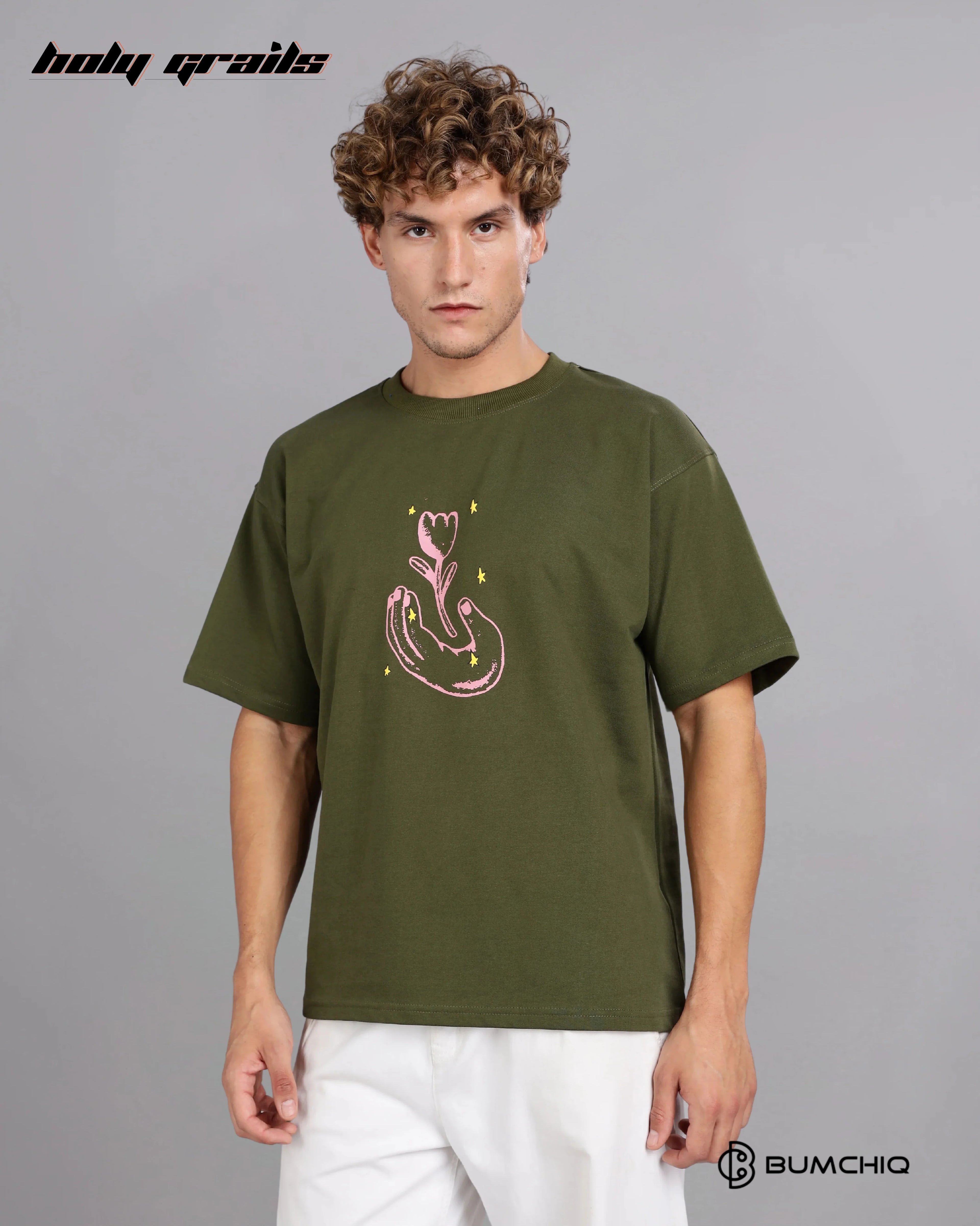 Luv Known Green Oversize Tee HG x Bumchiq