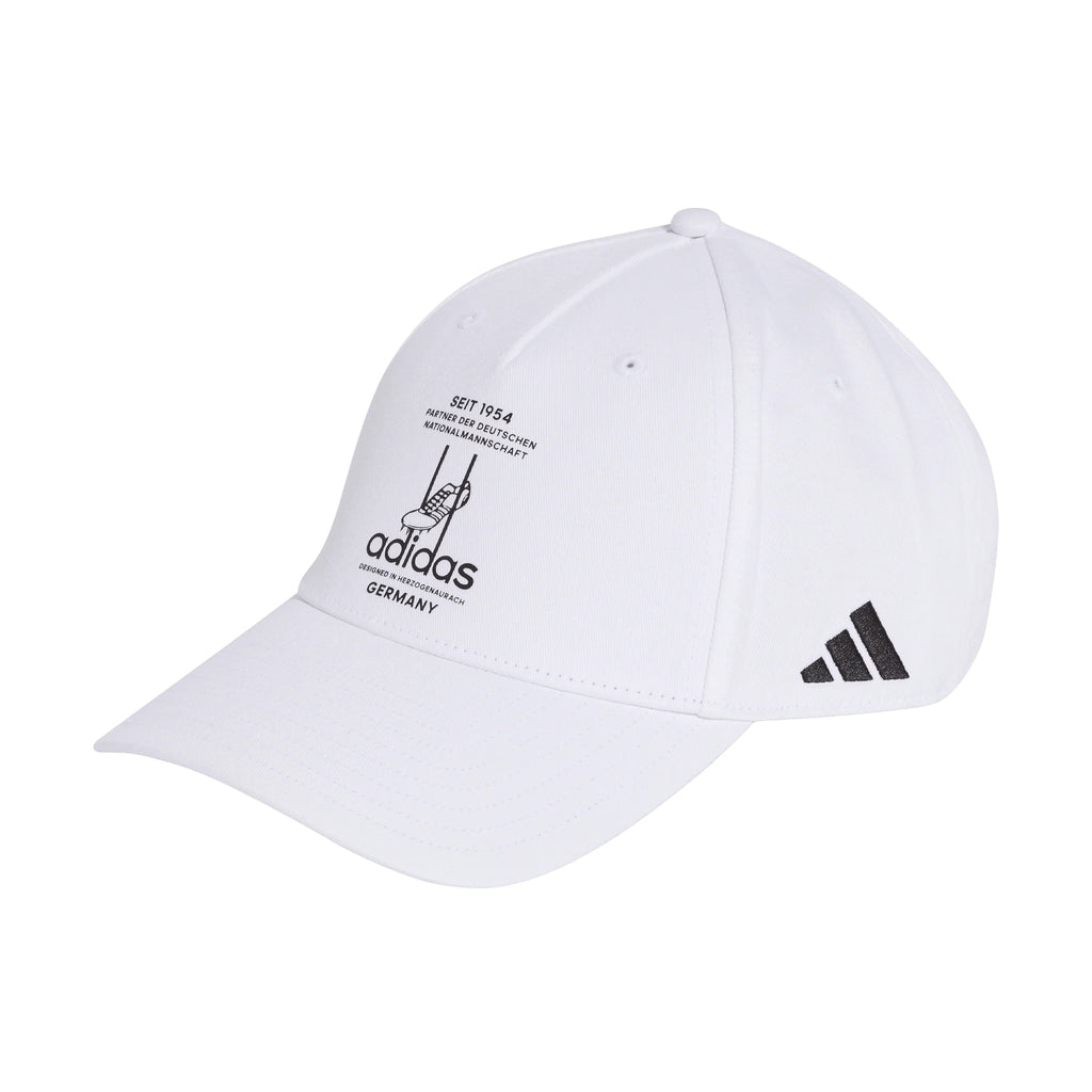 adidas Germany Baseball Soccer Cap White Black