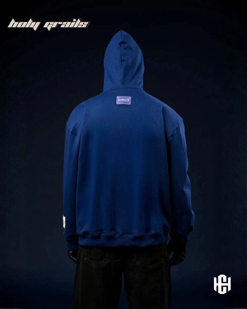 The Rule of Destiny Blue Oversize Hoodie HG x Charactr