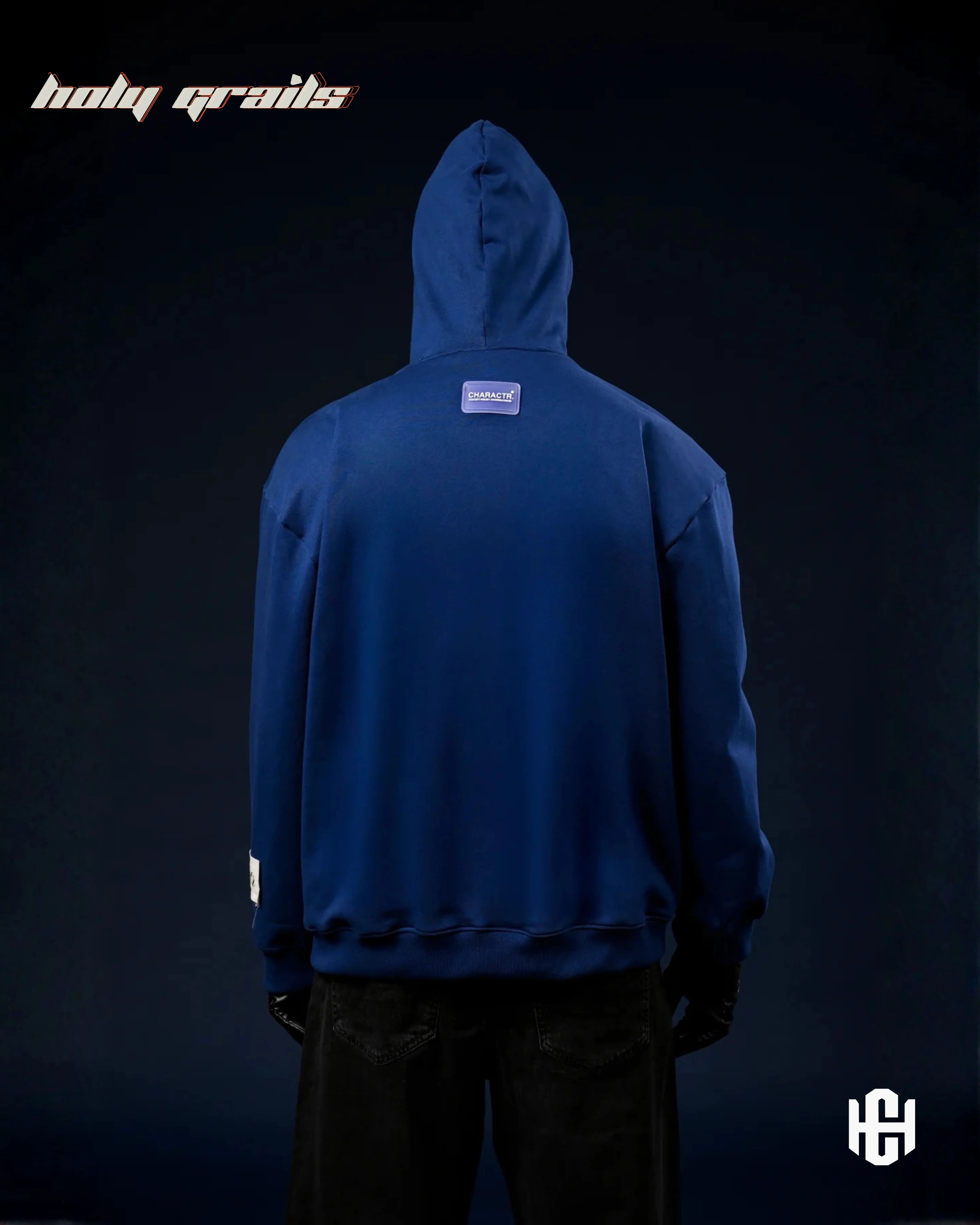The Rule of Destiny Blue Oversize Hoodie HG x Charactr