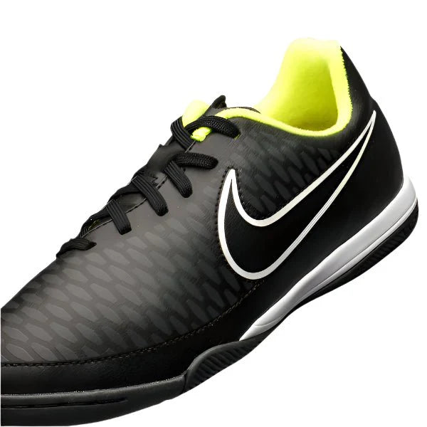 Nike JR Magista Onda IC Indoor Soccer Shoes Black White Volt