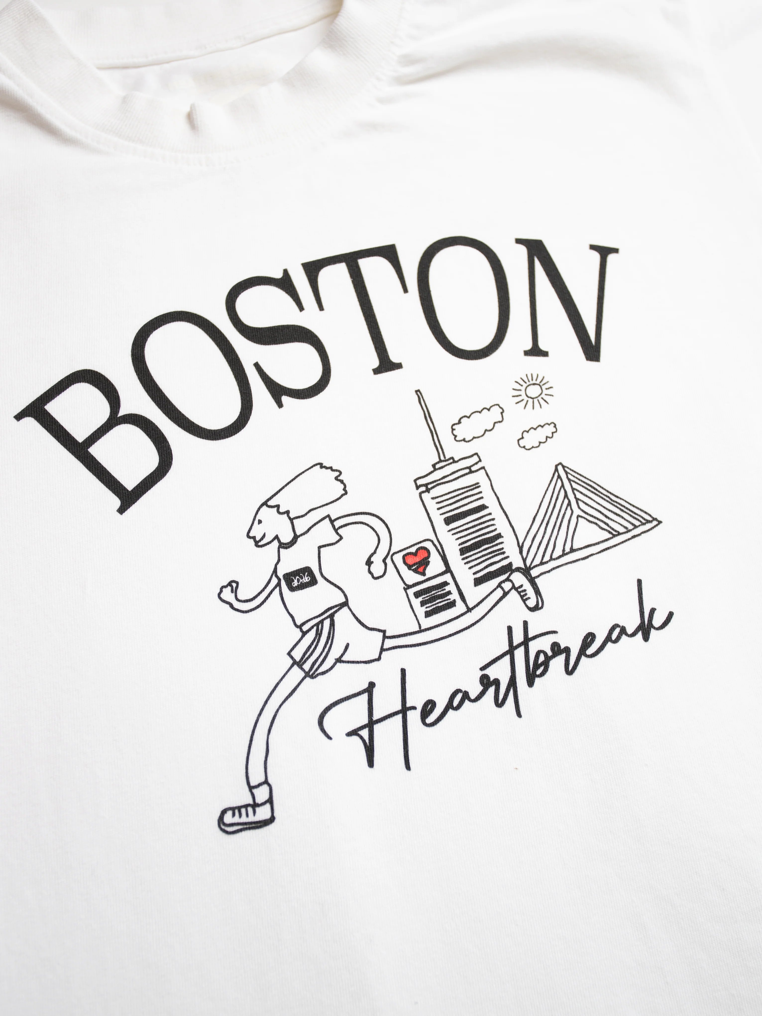 Heartbreak Boston Front Skyline Tee