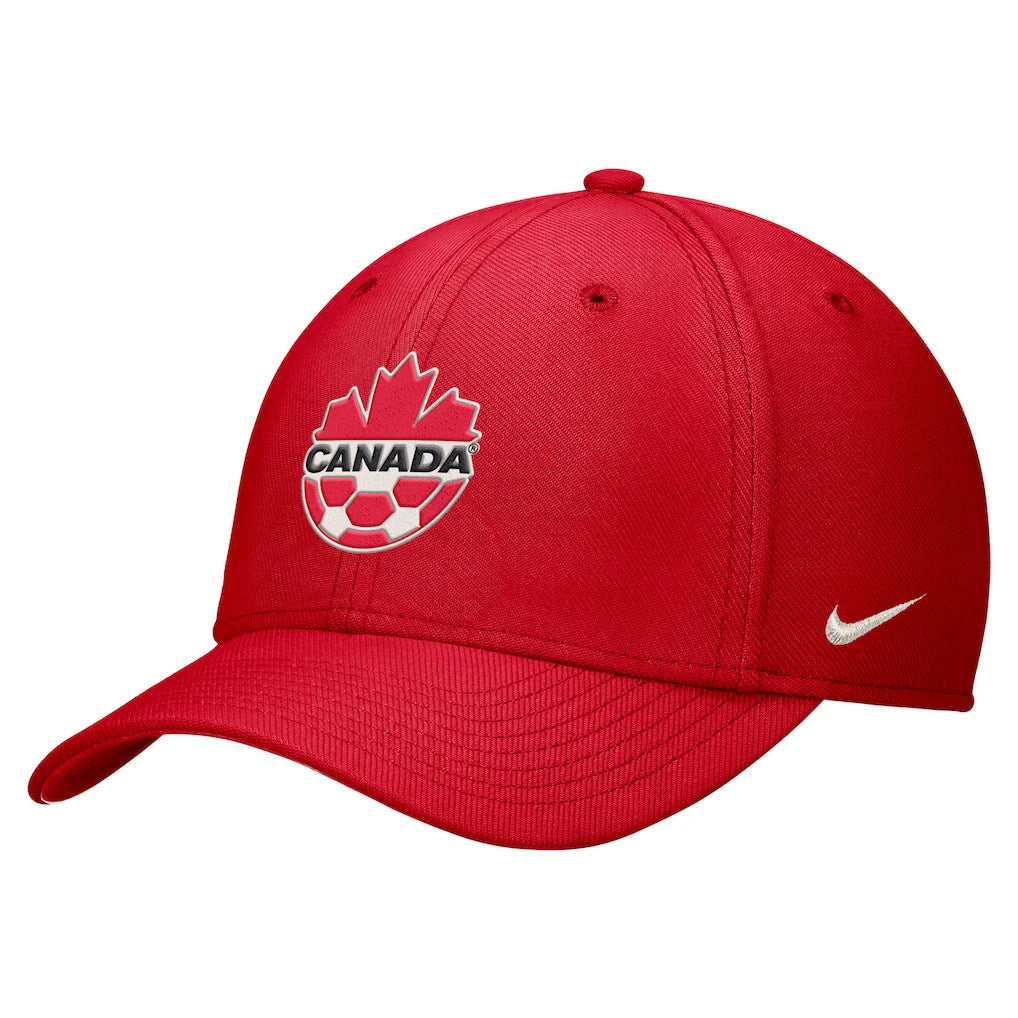 Nike Canada Rise Swooshflex Cap Red