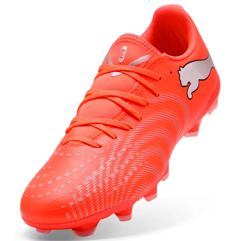 PUMA Future 9 Play FG AG Firm Multi Ground Mens Soccer Cleats Red White Black