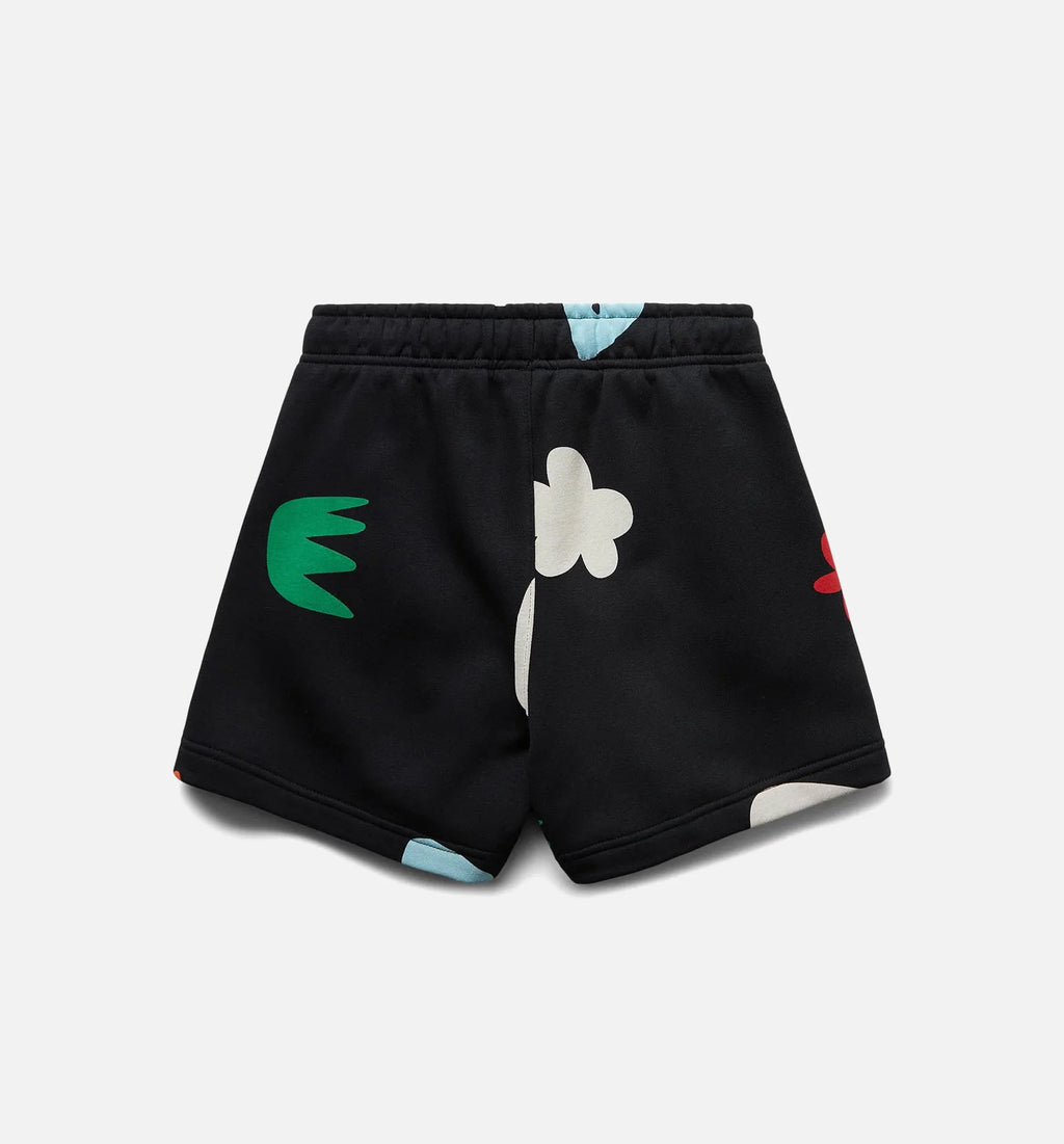 Artist Series By Mia Lee Flight Fleece Womens Shorts Black