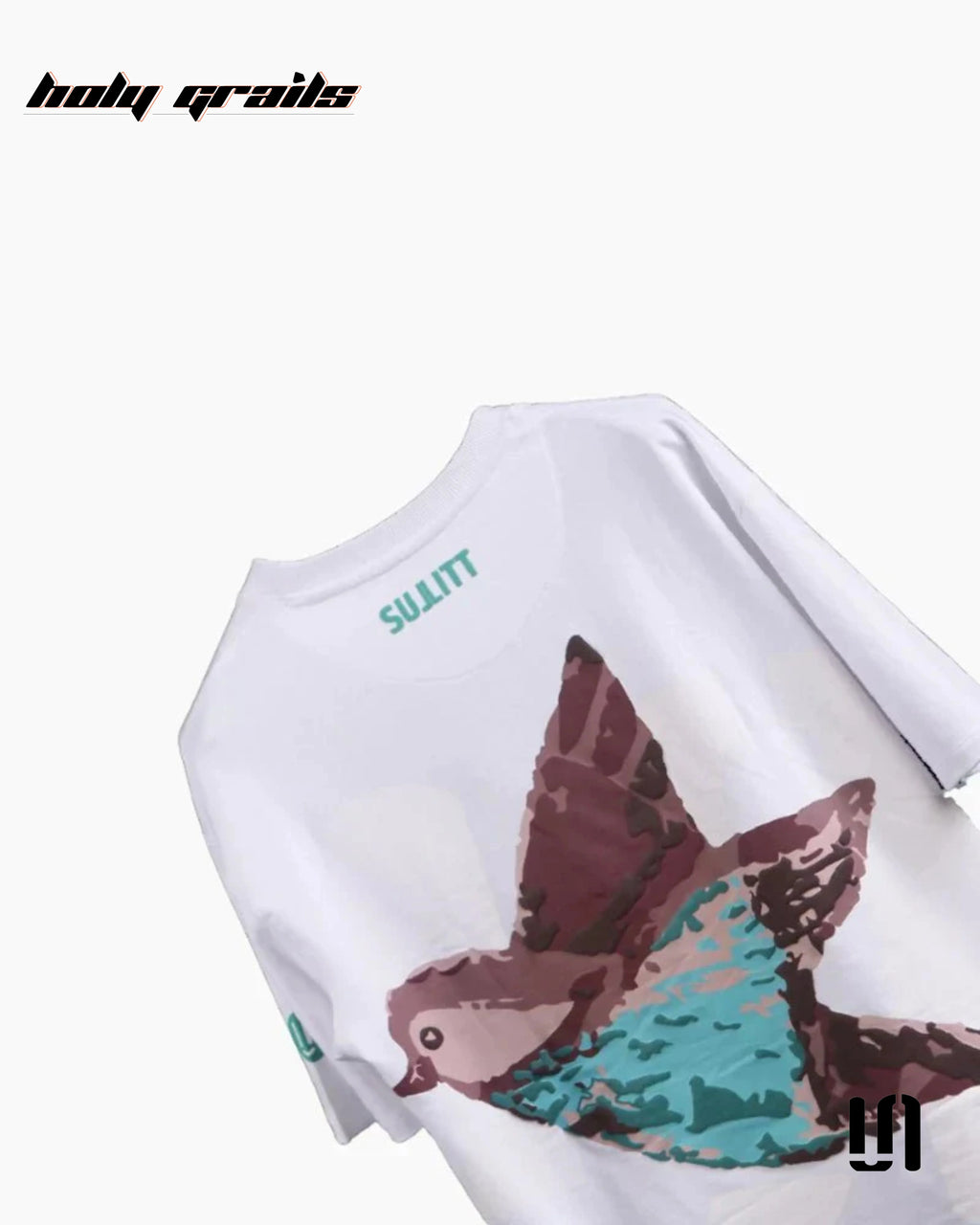 Feathered Friend White Oversized Tee HG x Sullitt