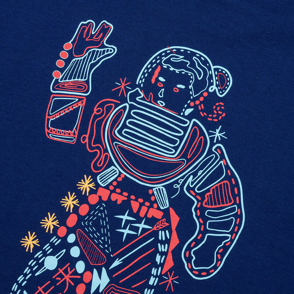 BB Space And Time S S Knit Blue Depths
