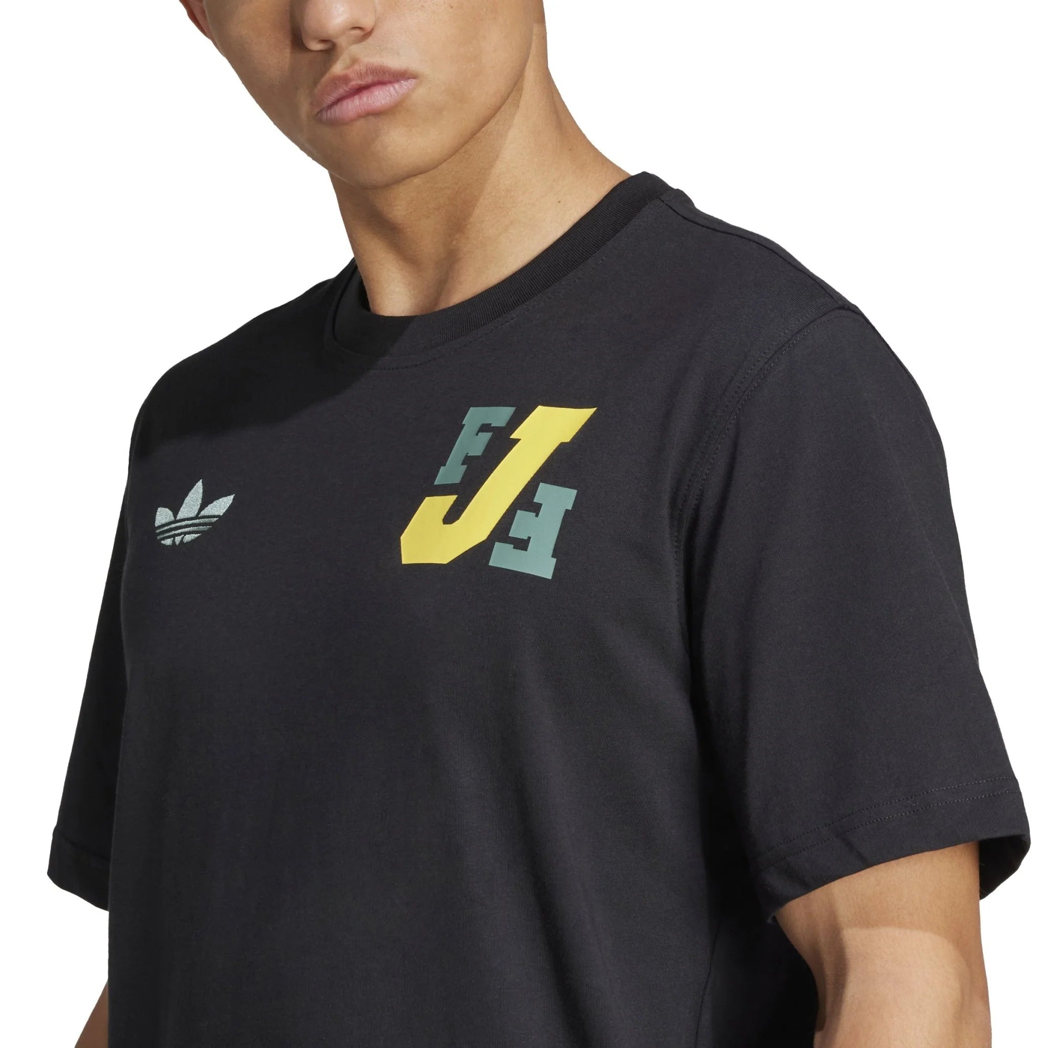 adidas Jamaica VRCT T Shirt Black