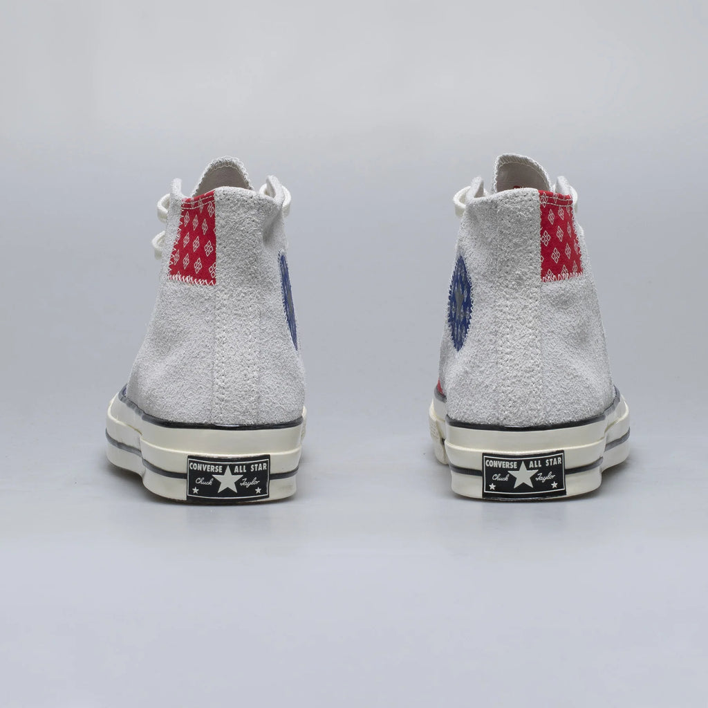 Twisted Prep Chuck Taylor 70 High Top Mens Lifestyle Shoe Grey Bone Blue Red Black