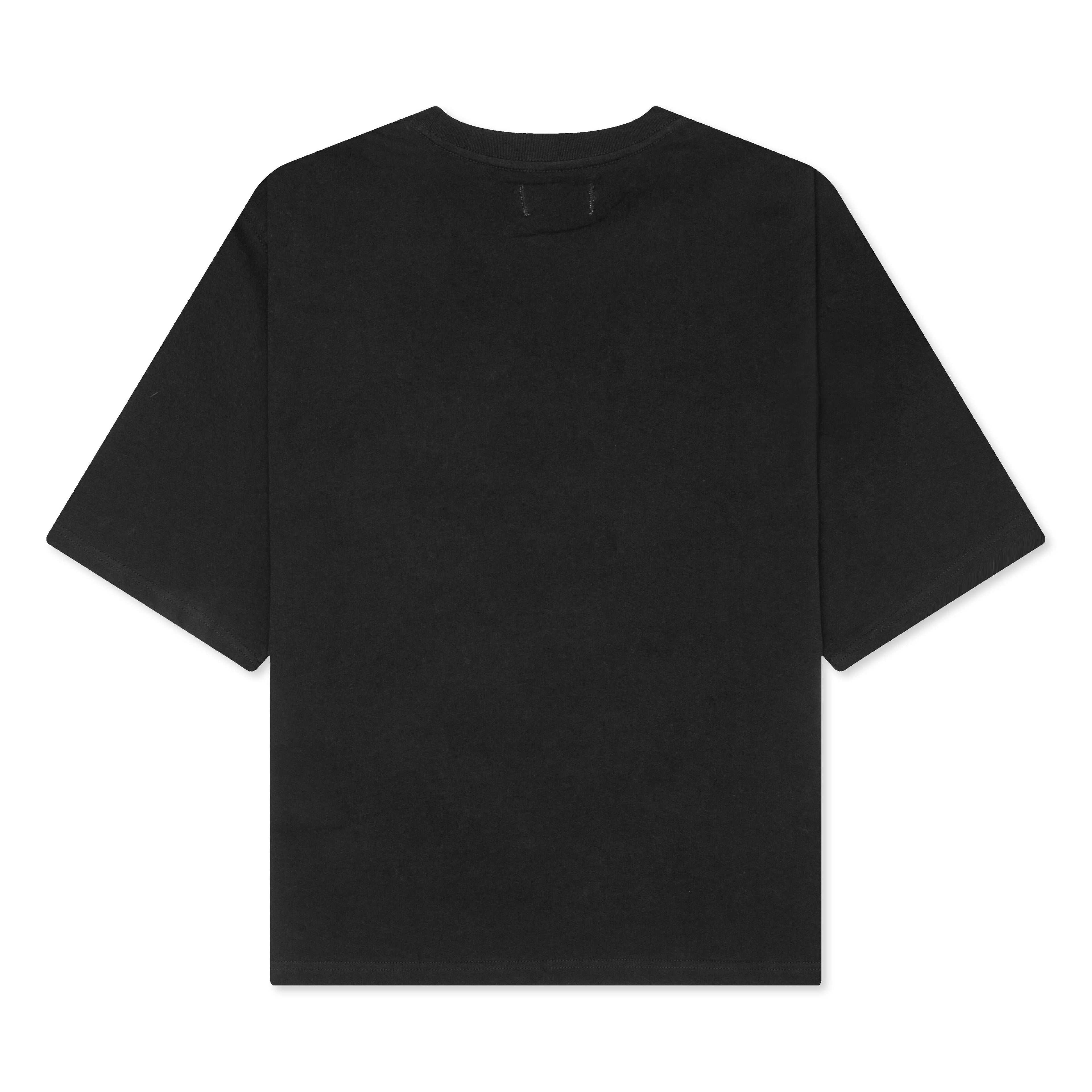 B Summer Embroidery Box Tee Black