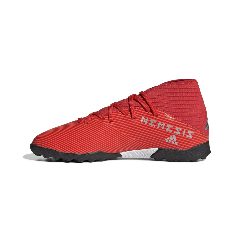 adidas Nemeziz 193 TF Turf Youth Soccer Cleats Active Red Silver Metallic Solar Red