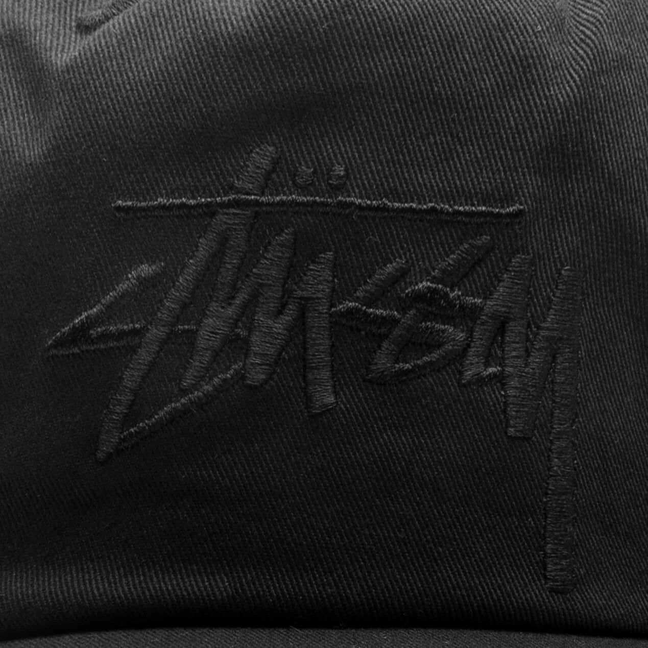 Big Stock Mid Depth Cap Black