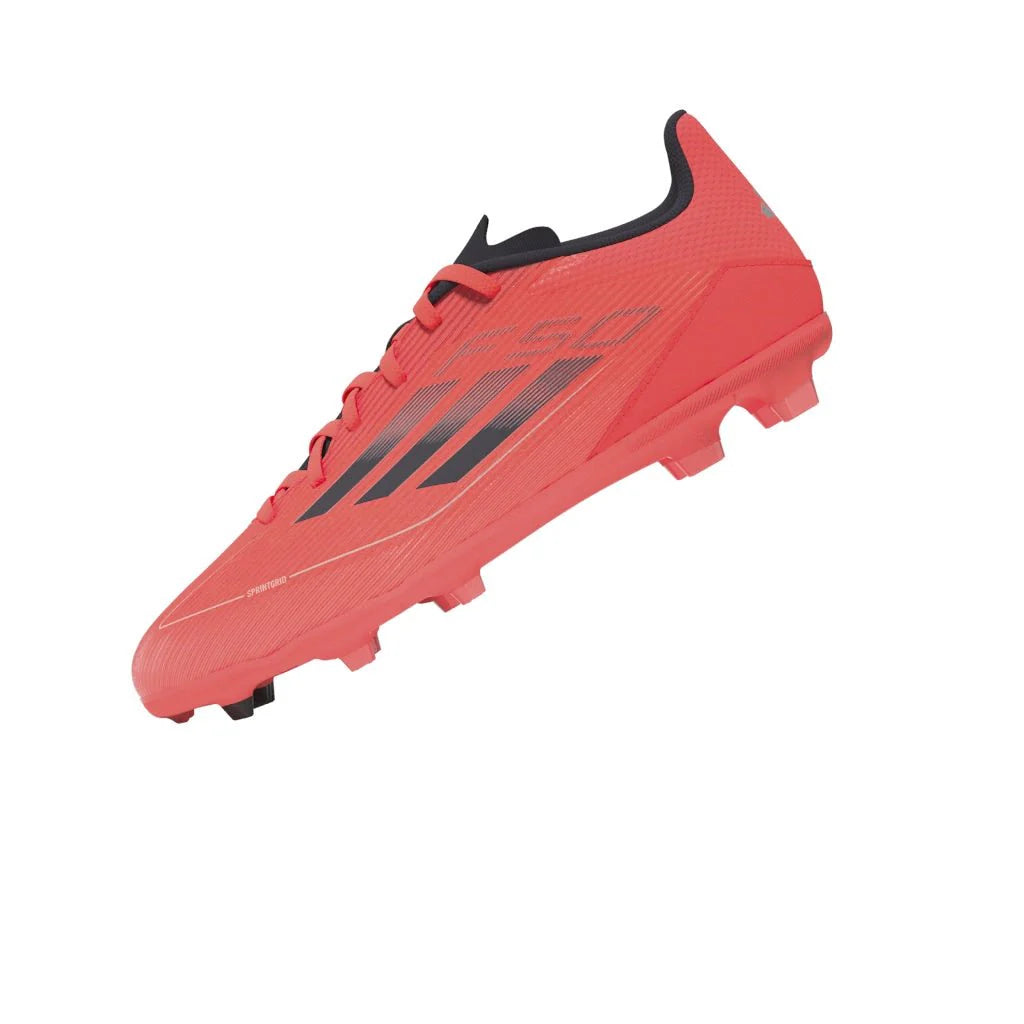 adidas Kids F50 League FG MG Multi Ground Soccer Cleats Turbo Black