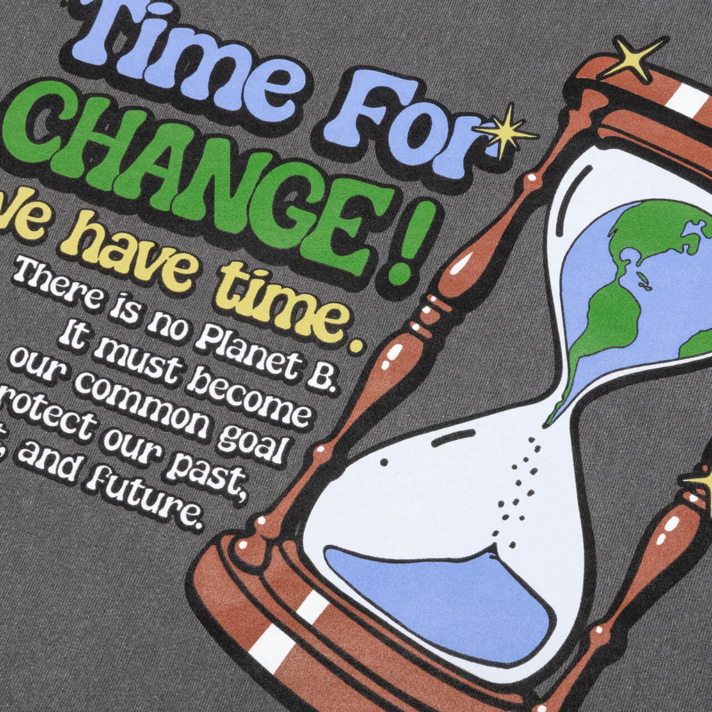 Time for Change Tee Pigment Black