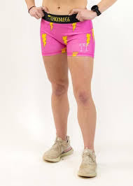 Womens Chickn Legs 3 Compression Shorts