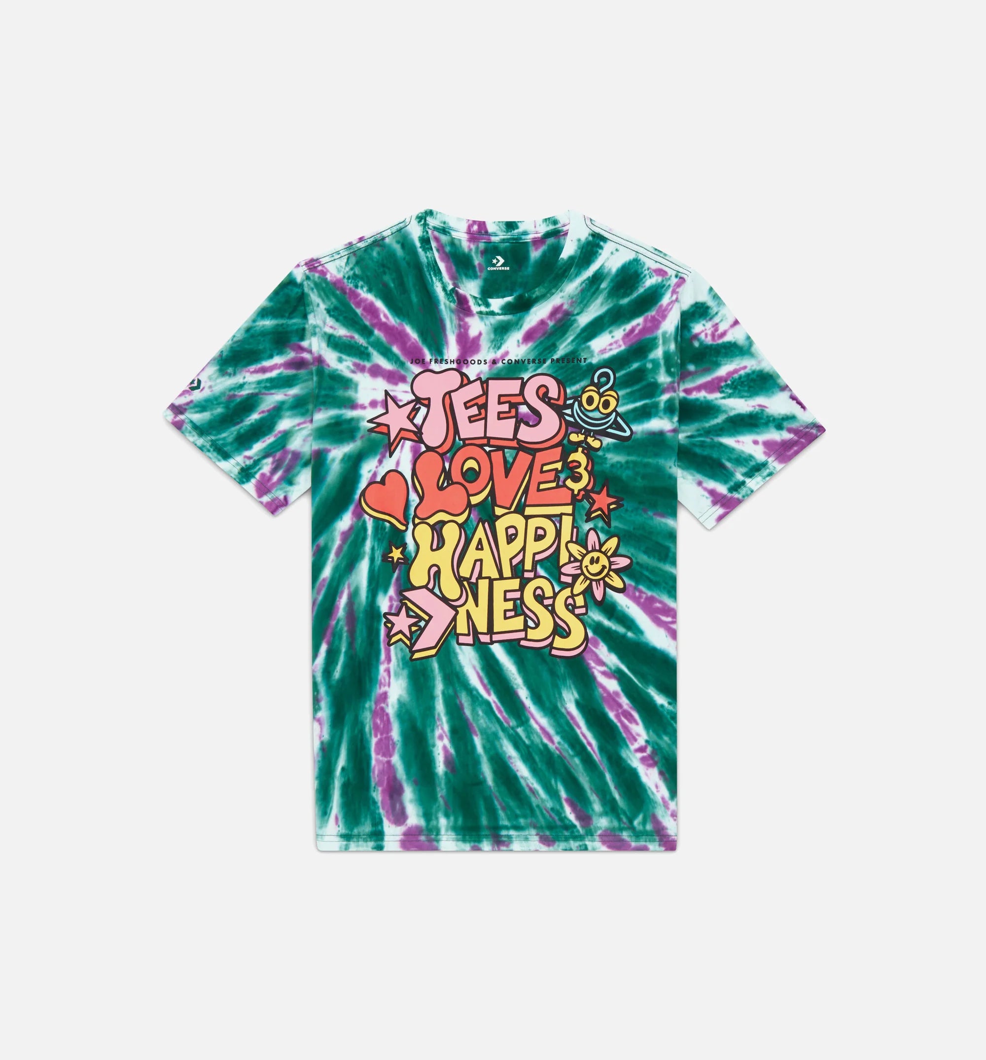 Joe Freshgoods X Converse Tee Mens T Shirt Green Purple
