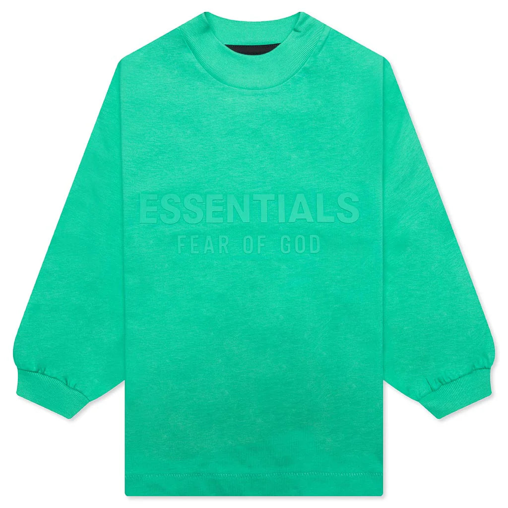 Kids L S Shirt Mint Leaf
