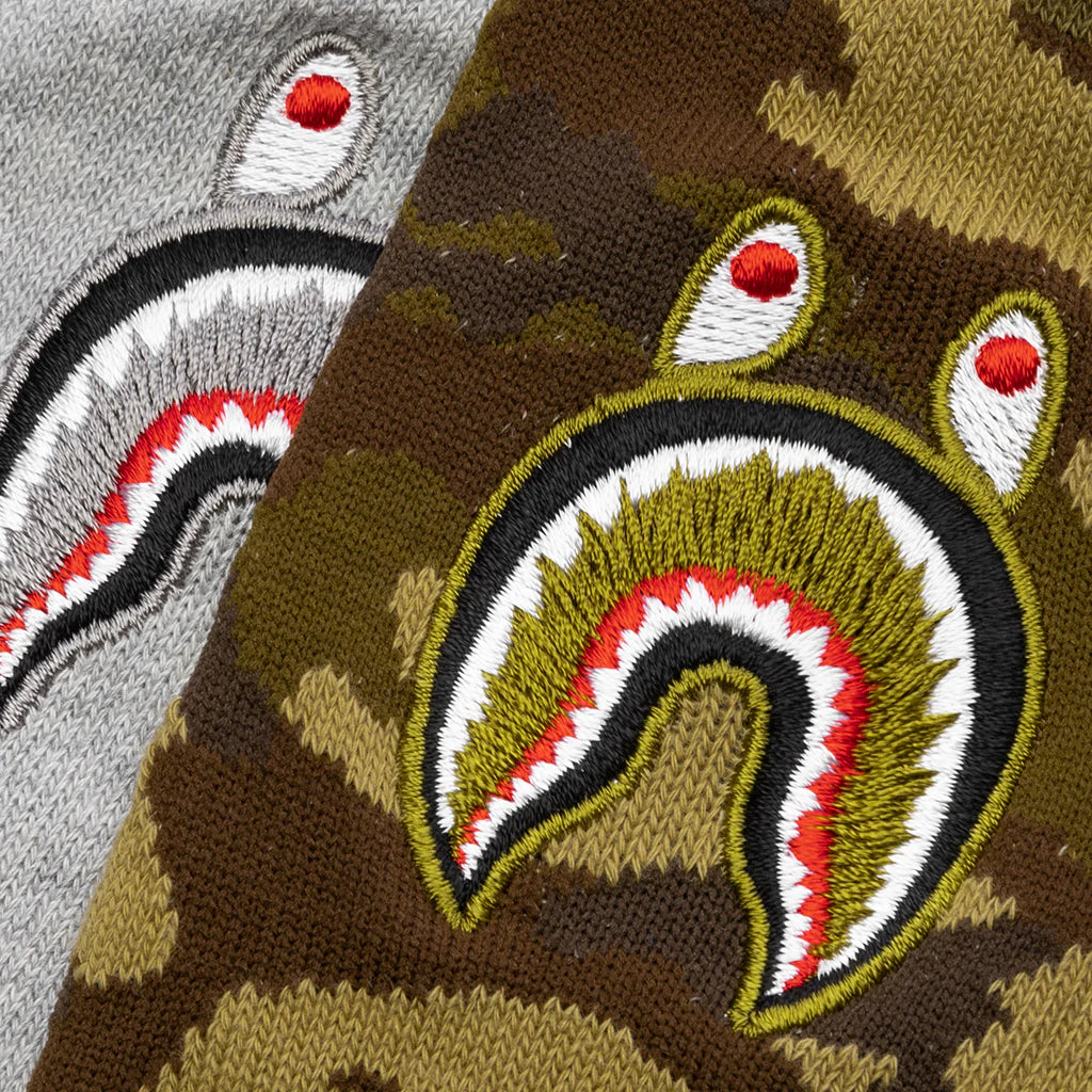 1st Shark Socks Gray