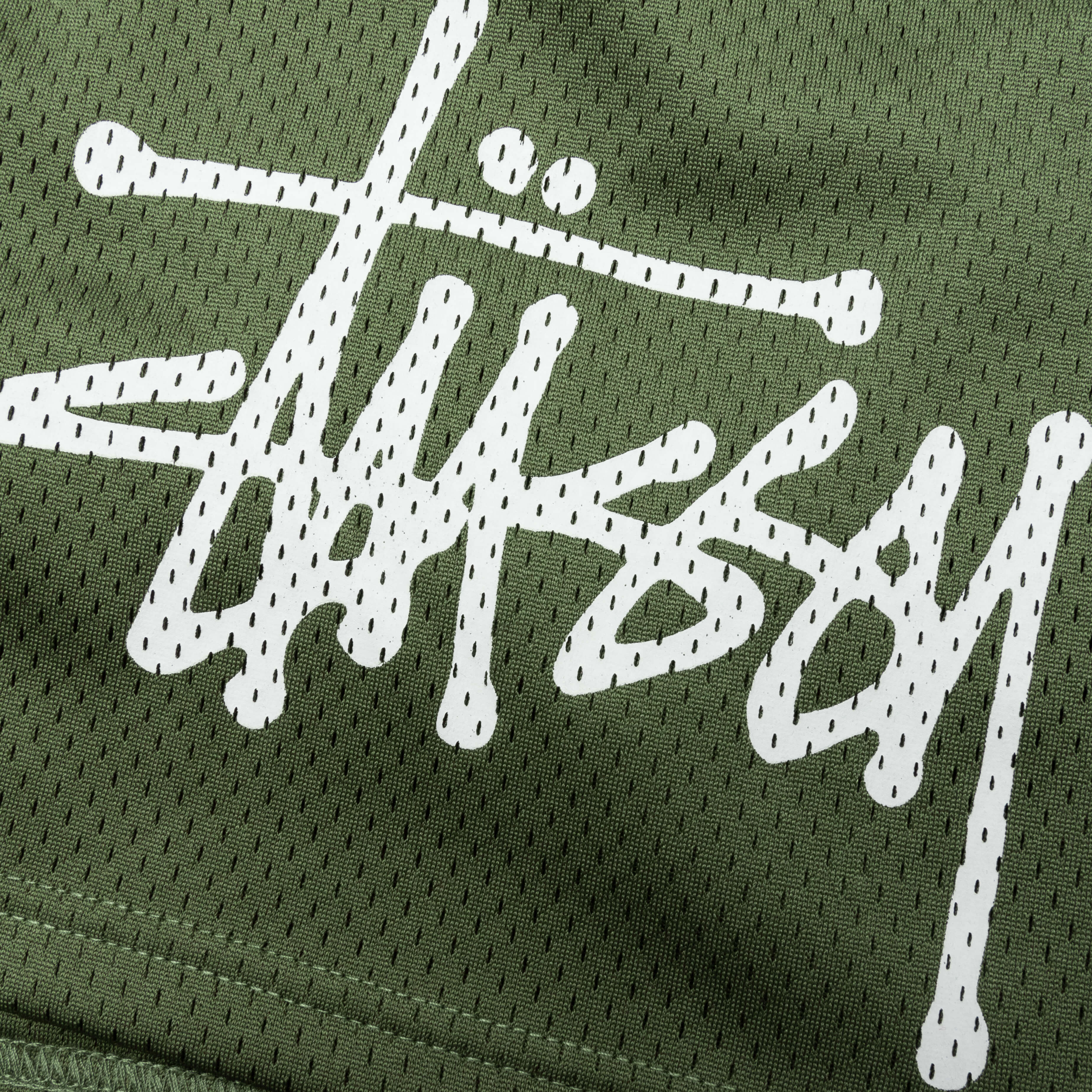 Big Basic Mesh Short Olive