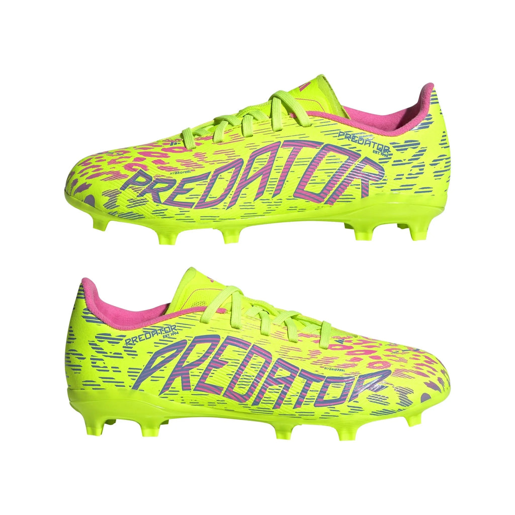 adidas Predator League Firm Multi Ground Boots Junior Lemon Blue