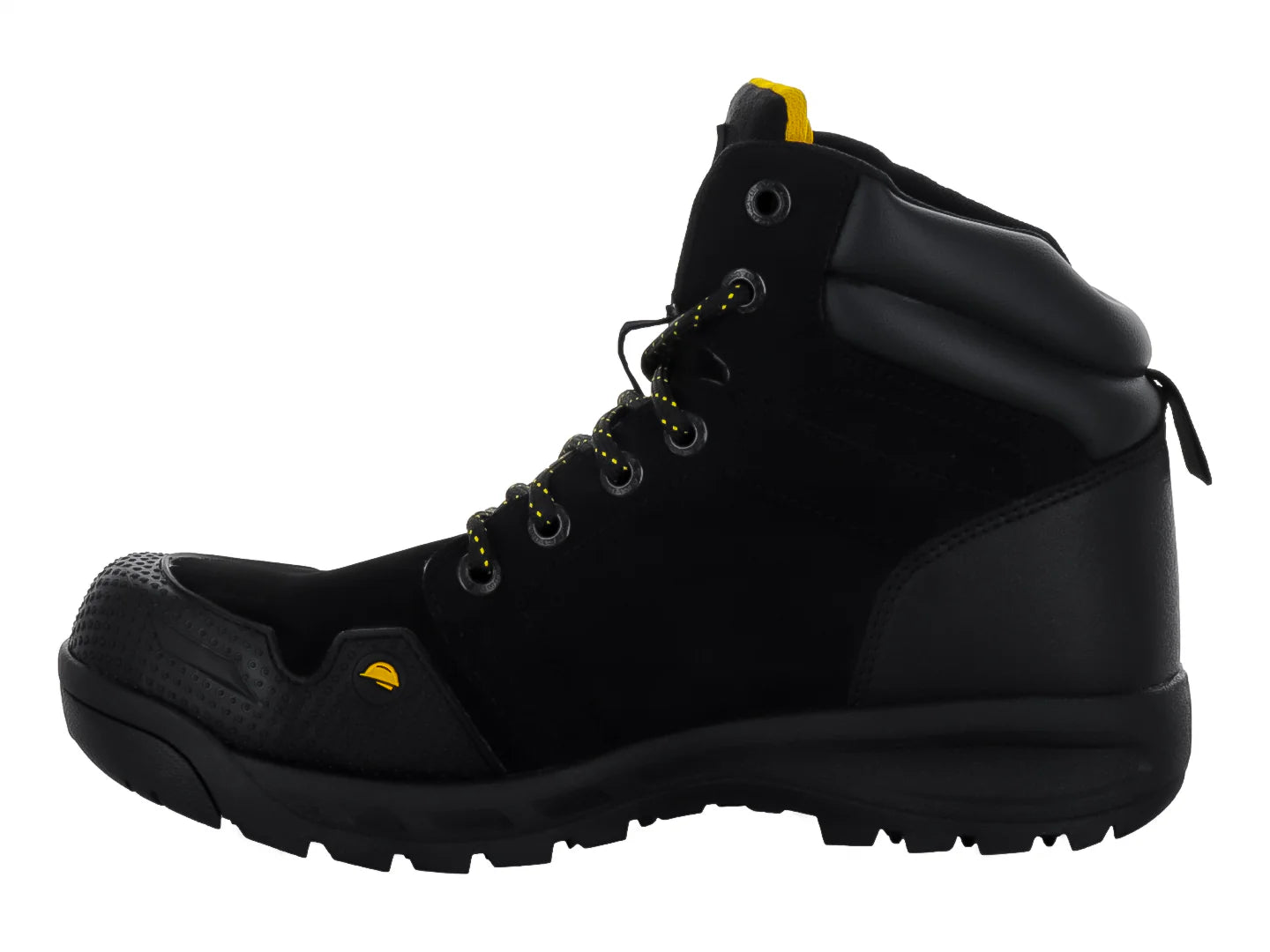 Botas RAM de Excursionismo Negro Amarillo para Hombre