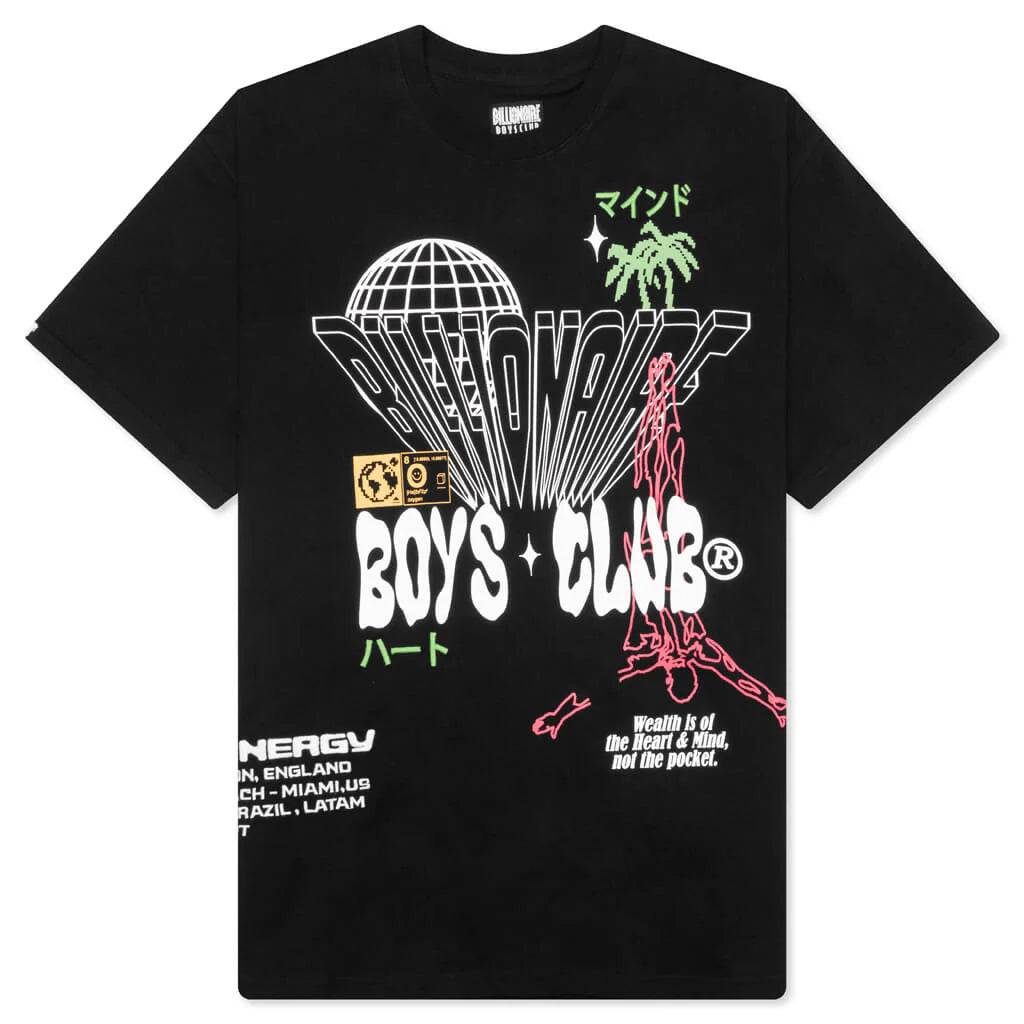 BB Around The World S S Knit Black