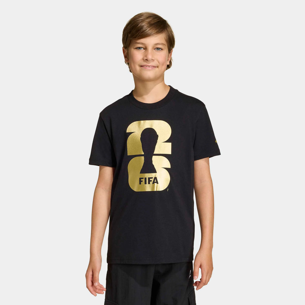 adidas FIFA World Cup 2026 Official Emblem Mens Soccer T Shirt