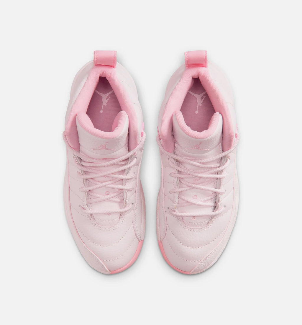 Air Jordan 12 Retro Pearl Pink Preschool Lifestyle Shoe Pearl Pink Medium Soft Pink