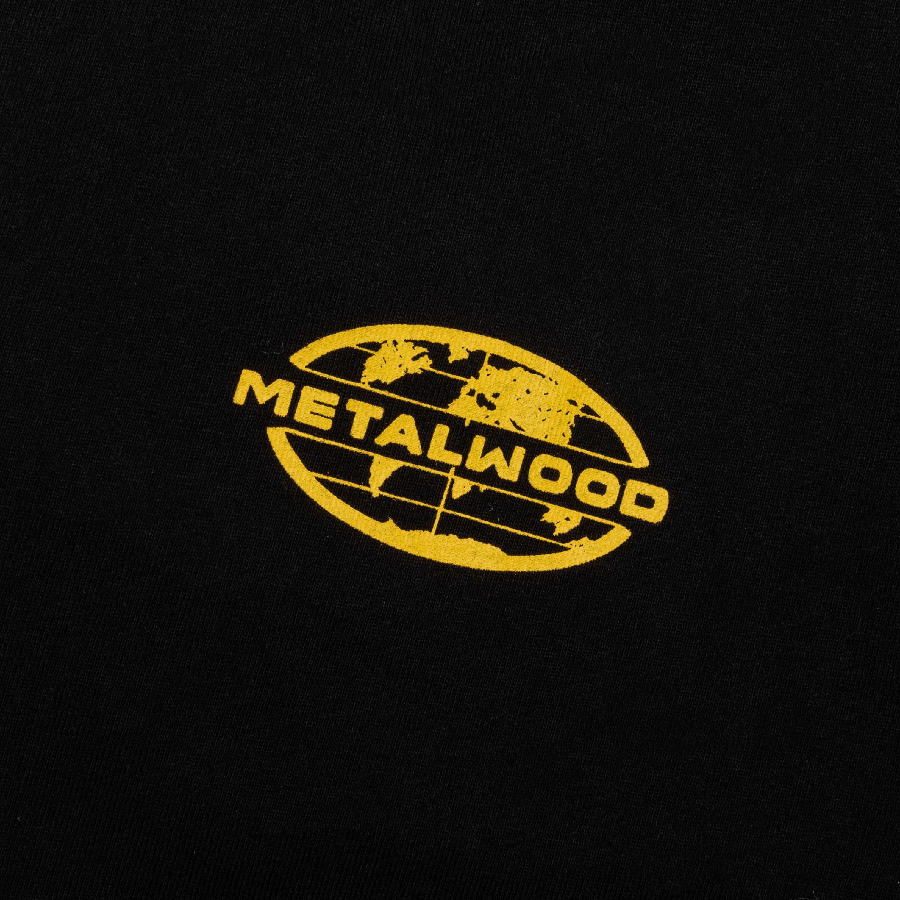 300 Yards T Shirt Overdyed Black