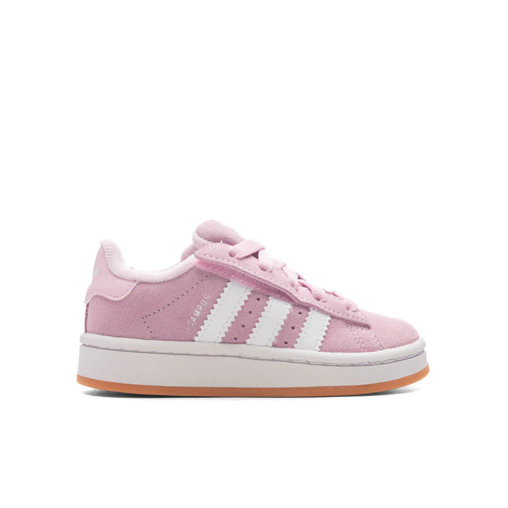 Toddlers Campus 00s Comfort Elastic Lace Clear Pink Cloud White Gum
