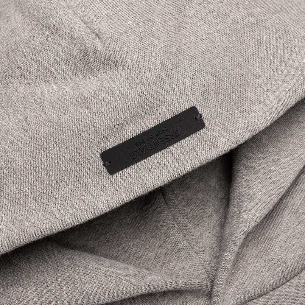 Kids Fleece Hoodie Heather Gray