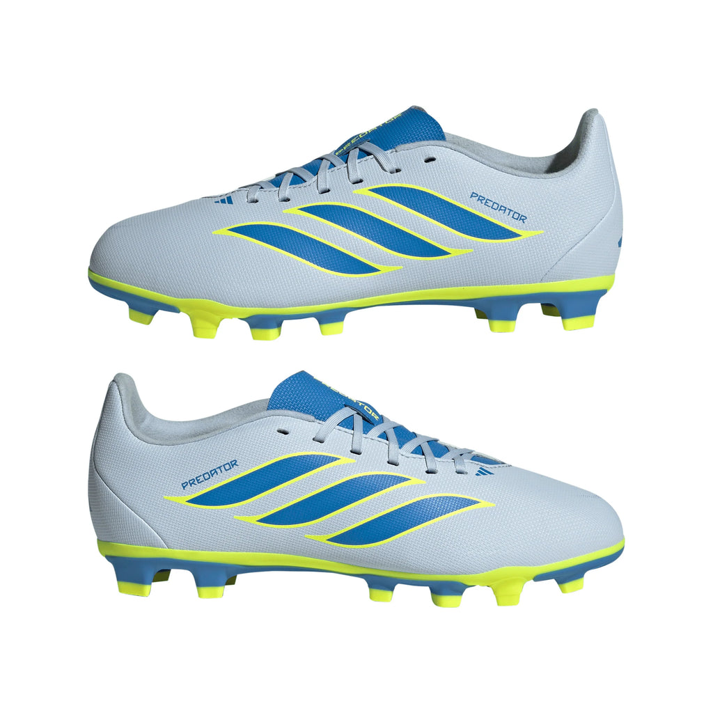 adidas Predator Club FG MG Firm Ground Multi Ground Youth Soccer Cleats Sky Blue Yellow