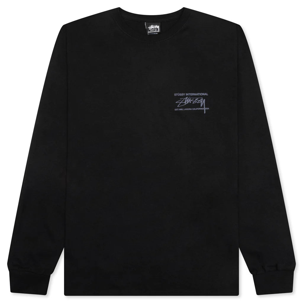 Smooth Int L S Tee Black