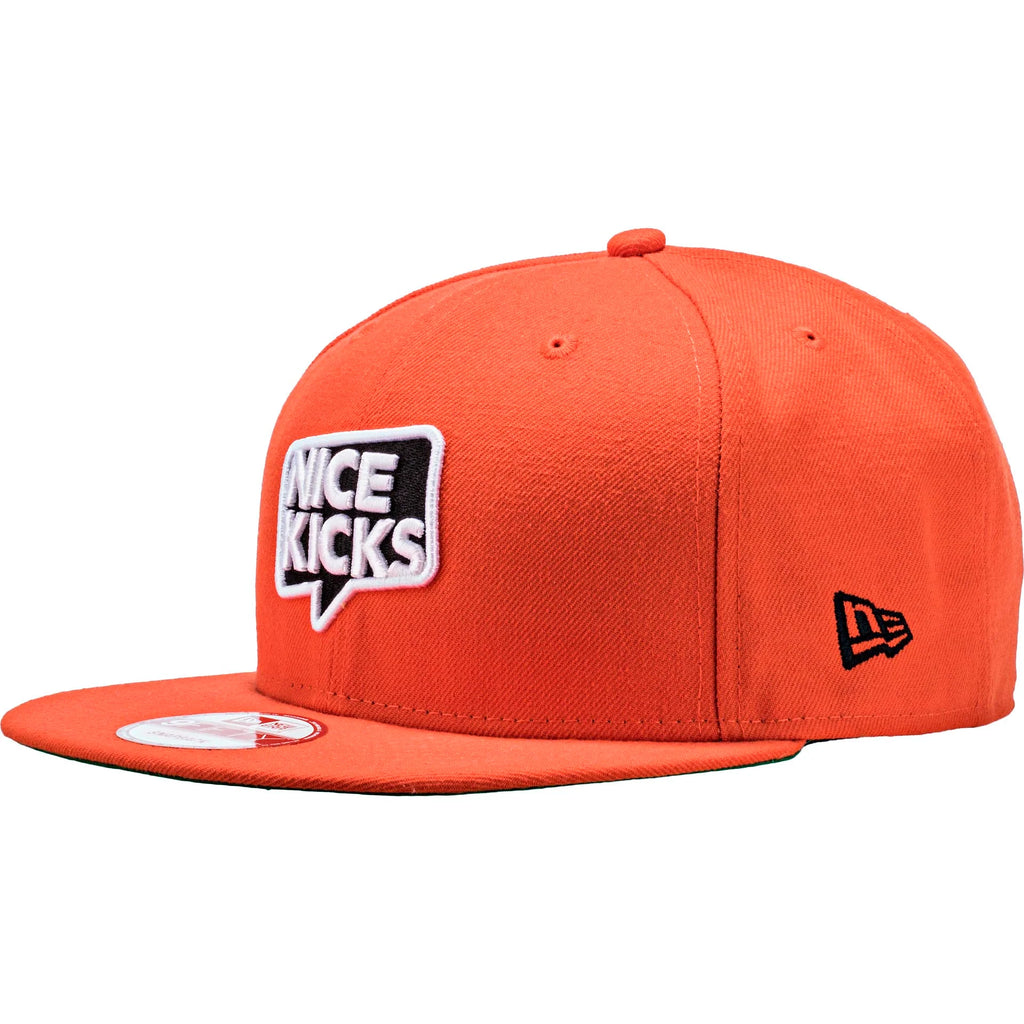 Nice Kicks X New Era Snapback Hat Giant Orange Black