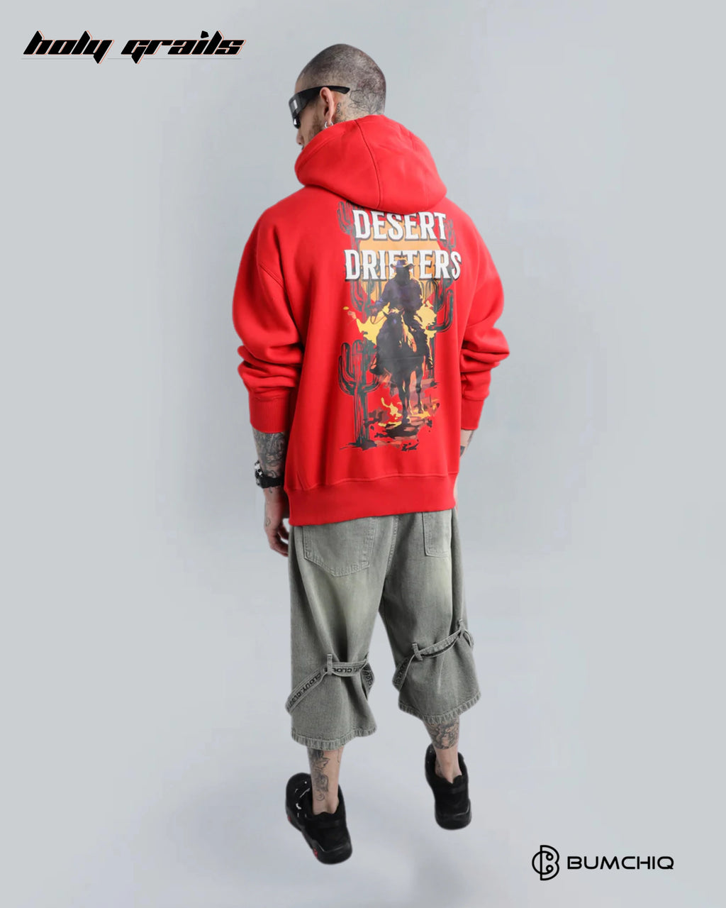 Desert Drifters Red Hoodie HG x Bumchiq