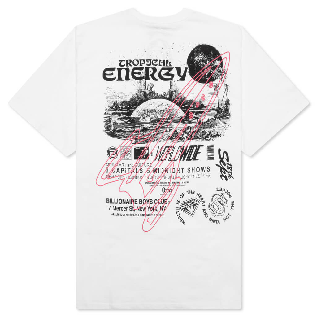 BB Energy S S Tee Bleach White