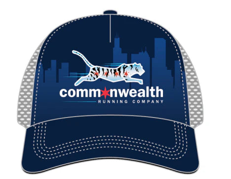 Commonwealth Running Company Chicago Skyline Trucker Hat 2021