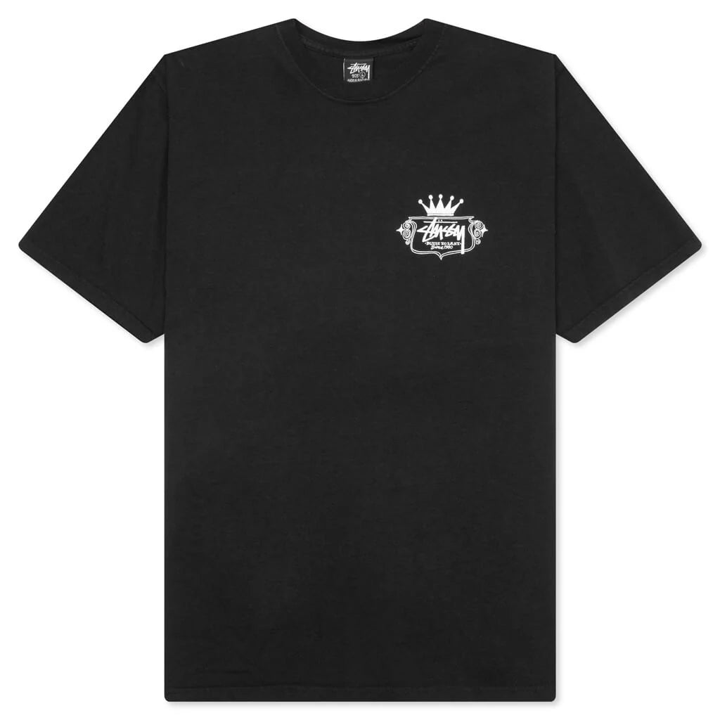 Built To Last Pig Dyed Tee Black