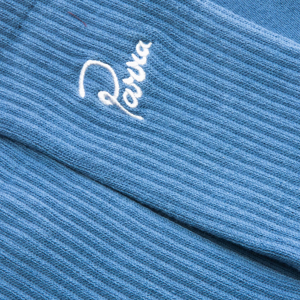 Signature Crew Socks Blue