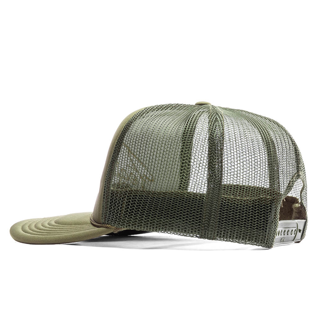 Feature x Wynn Shine Trucker Olive Green