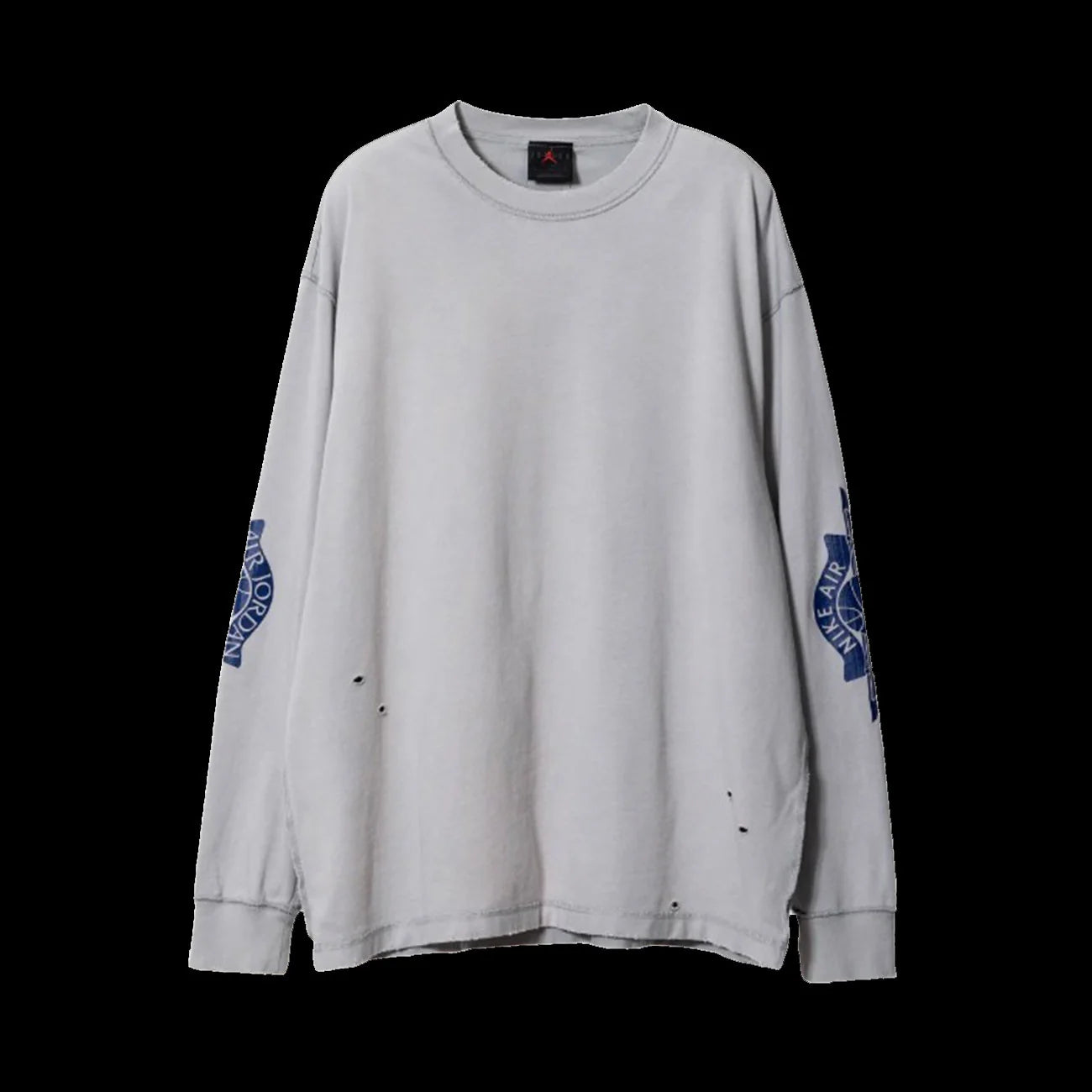 Jordan Rare Air Long Sleeve T Shirt LT Smoke Grey Deep Royal