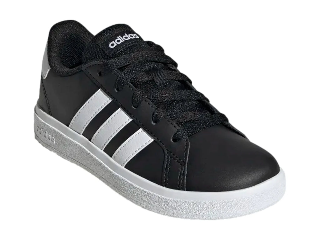 Tenis Adidas Grand Court 20 Negro y Blanco para Niño