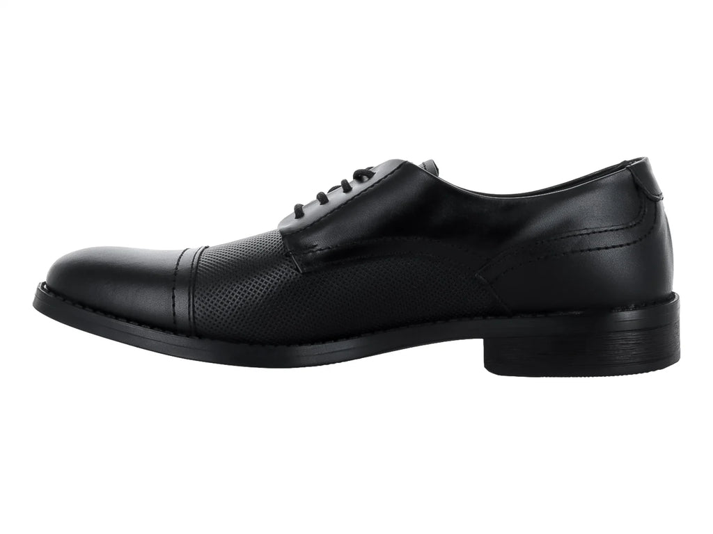 Zapatos Romanos de Piel Negro para Hombre