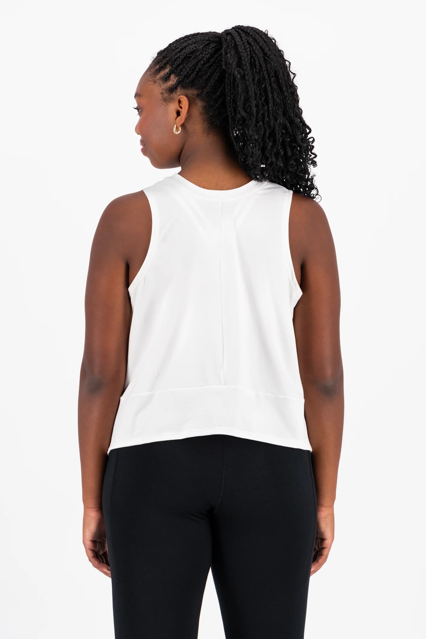 Cropped Flowy Tank